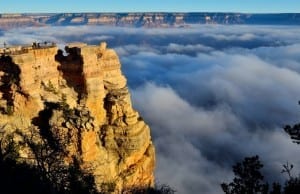 【絶景タチヨミ】激レア！グランドキャニオンで目撃された奇跡の“雲海”