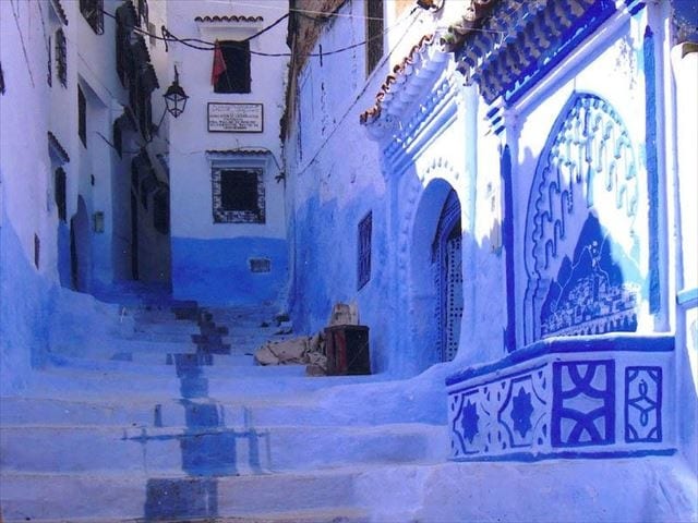 シャウエン(Chefchaouen,Chaouen)；美しい青の町