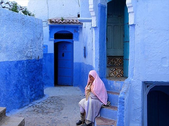 シャウエン(Chefchaouen,Chaouen)；美しい青の町