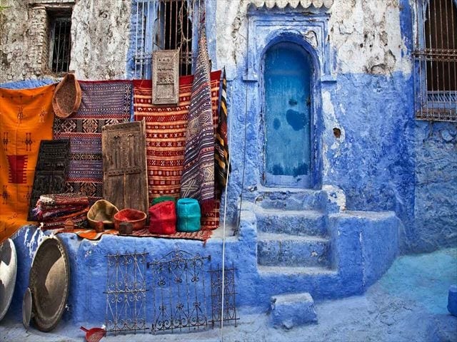 シャウエン(Chefchaouen,Chaouen)；美しい青の町