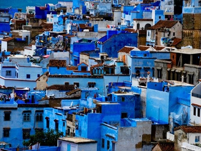 シャウエン(Chefchaouen,Chaouen)；美しい青の町