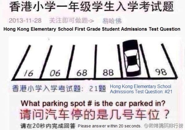 what-parking-space-number-is-the-car-parked-in-english-translation