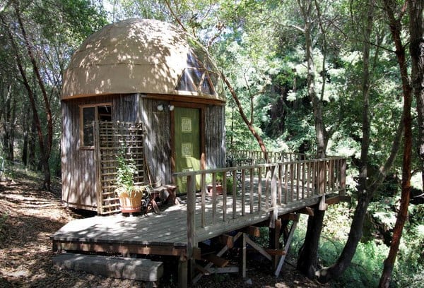 Mushroom Dome Cabin_ #1 on airbnb - Cabins for Rent in Aptos